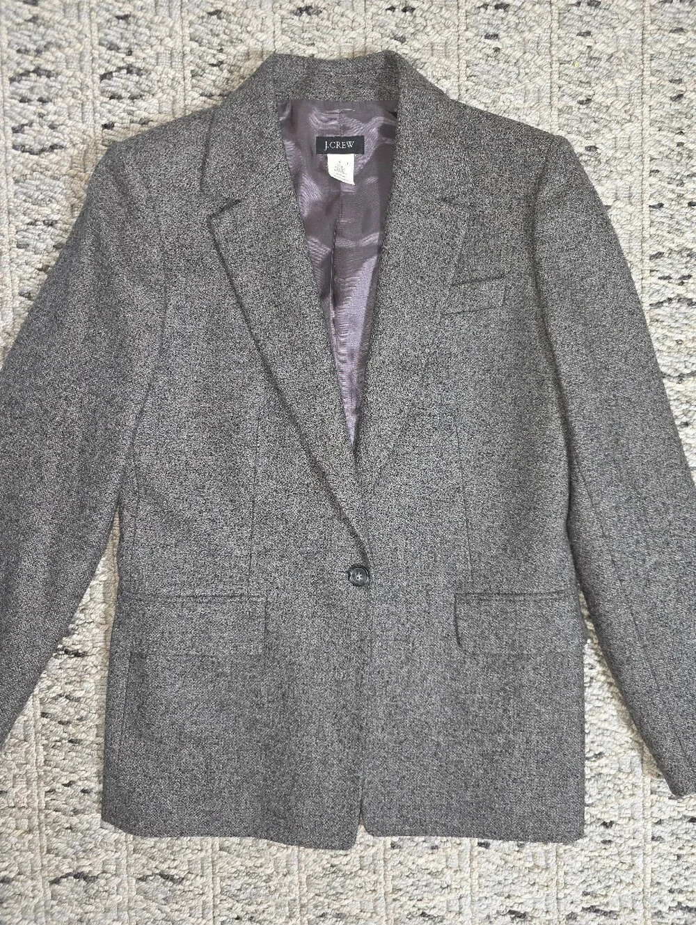 J.Crew 100% Wool Blazer Jacket | Size 6 | Classic Career | Timeless Tailored |